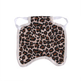 Pet Vest Leopard Printed Lace Cloth Feather Protection for Chicken and Duck