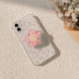 Cute Flowers Honey Peach Phone Case for iphone13 12 11 Pro Max