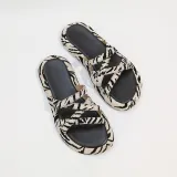Women Platform Crosse Tie Bare Instep Leisure Sandalias