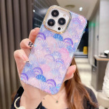 Electroplate Shell Pattern Drop Proof Phone Case for iPhone13 12 11 Pro Max