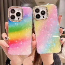 Electroplate Crack Phone Case for iPhone13 12 11 Pro Max