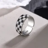 Revers Fashion Jewelry Inlaid Diamond Adjustable Size Women Ring