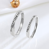 Sterling Silver You Complete Me Couple Ring Engagement Women And Men Lover Rings