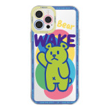 Creative Cartoon Bear Phone Case for iPhone13 12 11 Pro Max with Hanging Rope