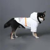Pet Dog Windproof Hooded Waterproof Nasa Space Suit Raincoat