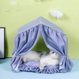 Cute Pet Tent Nest Detachable Washable Breathable Pet Princess House