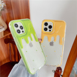 Printed Ice Cream Melting Drop Proof Phone Case for iPhone13 12 11 Pro Max