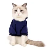 Pet Dog Cloth Solid Color Hooded Sweatshirt Puppy Cloth