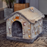 Warm Closed Cat House Pet House