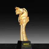 Star Basket Football Crown Year Of The Ox Music Style Trophy Optical Award