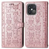 Leather Printed Animal Paw Flip Wallet Drop Proof Phone Case for iPhone13 12 11 Pro Max