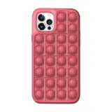 Pop It Fidget Toys Pure Color Soft Silicone iPhone Case For iPhone 12 11 Pro Max 11