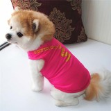 Pet Dog Cloth Mesh Dollar Breathable Printed Puppy Cloth