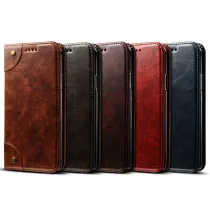 Flap Wallet Leather Drop Proof Phone Case for iPhone13 12 11 Pro Max with Card Slot