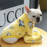 Pet Small Dog Cloth Bull Flannel Keep Warm Strawberry Bear