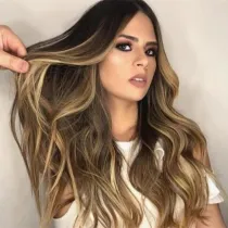 Women Ins Hot Blonde Natural Gradient Soft Wig