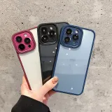 Pure Color Sandblasting Electroplating Phone Case for iPhone13 12 11 Pro Max