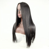 Women Parting Straight Synthetic Wig Natural Long Hair Wigs