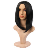 Women Synthetic Short Dye Straight Hair Wigs Bob Wig