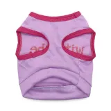 Pet Dog Cloth Teddy Solid Color Slogan Vest Puppy Cloth