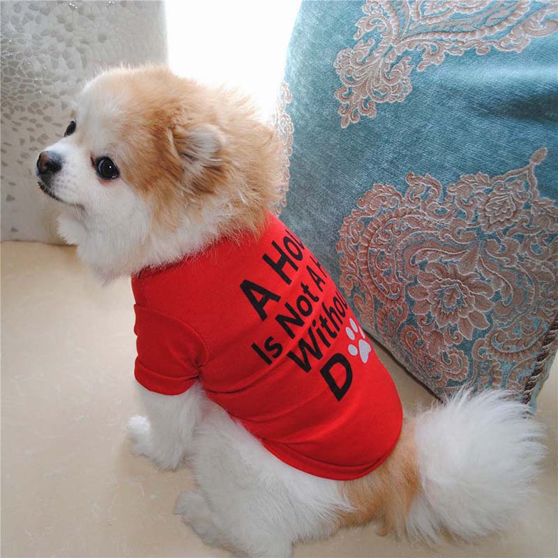 Pet Dog Cloth Slogan Printed Puppy Vest