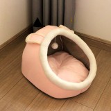 Semi Enclosed Warm Dog Kennel Pet Kennel with Ears