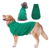 Pet Dog Cloth Solid Color Keep Warm Sweater Puppy Cloth