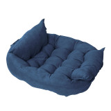 Pure Color Multi-function Fold Square Cushion Pet Sofa Nest Dog Cushion Pet Nest