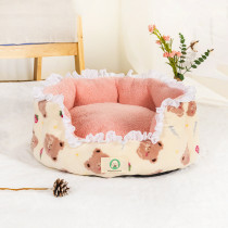 Cute Flower Lace Sofa Warm Dog Kennel Pet Kennel