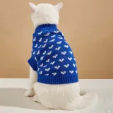 Pet Dog Cloth Love Heart Sweater Dalily Outgoing Suit