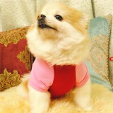 Pet Dog Cloth Heart Printed Shirt Puppy Cloth