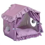 Cute Pet Tent Nest Detachable Washable Breathable Pet Princess House
