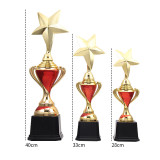Kindergarten School Children's Competition Star Style Metal Trophy Award