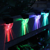 Decorative Outdoor All In One Wireless Solar Deck Lights Flush Mount