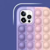 Pop It Fidget Toys Rainbow Soft Silicone iPhone Case For iPhone 12 11 Pro Max 11