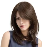 Women Long Straight Daily Split Wig