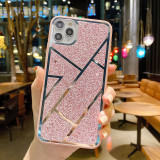 Splicing Sequins Flash Powder Fall Proof Phone Case for iPhone13 12 11 Pro Max
