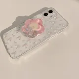 Cute Flowers Honey Peach Phone Case for iphone13 12 11 Pro Max