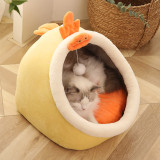 Cute Cartoon Animal Modeling House Circular Arc Yurt Pet Nest