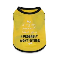 Pet Teddy Bulldog Cloth Vest Shirt Puppy Cloth