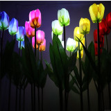 Tulip Lights Simulation Night Lamp Decorative Lawn Light Festival Holiday Lighting
