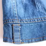 Pet Dog Cloth Denim Vest Hooded Puppy Cloth