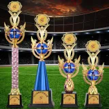 Colorful Flower Kindergarten For Children And Students Plastic Style Trophy Award