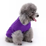 Pet Dog Cloth Solid Color Keep Warm Sweater Puppy Cloth