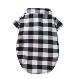 Pet Dog Cloth Lattice Bow Tie Prince Puppy Cloth