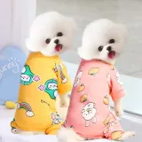 Pet Dog Cloth Schnauzer Rainbow Printed Pullover Shirt Puppy Cloth