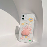 Cute 3D Piggy Ass Phone Case for iphone13 12 11 Pro Max