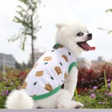 Pet Dog Cloth Pomeranian Poodle Little Bear Printed Puppy Cloth