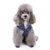 Pet Dog Cloth Denim Overall Poodle Teddy Fashion Out door Cloth