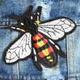 Pet Small Dog Butterfly Pattern Denim Vest Puppy Cloth